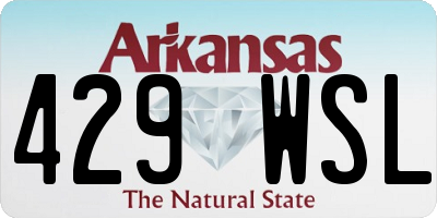 AR license plate 429WSL
