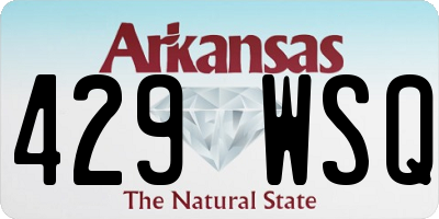 AR license plate 429WSQ