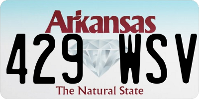 AR license plate 429WSV