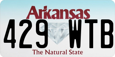 AR license plate 429WTB
