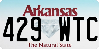 AR license plate 429WTC