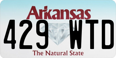AR license plate 429WTD