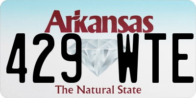 AR license plate 429WTE