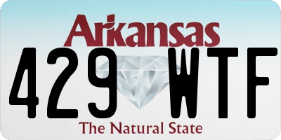AR license plate 429WTF