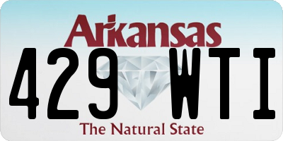 AR license plate 429WTI