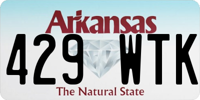 AR license plate 429WTK