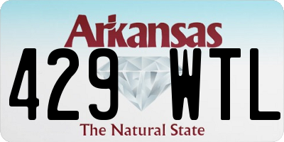AR license plate 429WTL