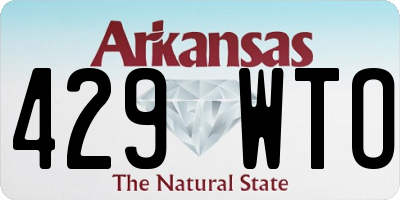 AR license plate 429WTO