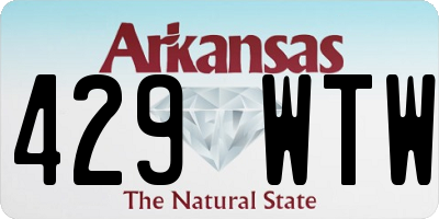 AR license plate 429WTW