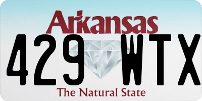 AR license plate 429WTX