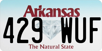 AR license plate 429WUF