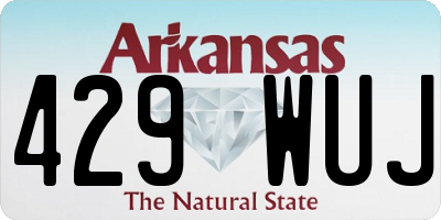 AR license plate 429WUJ