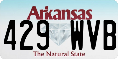 AR license plate 429WVB
