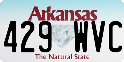 AR license plate 429WVC