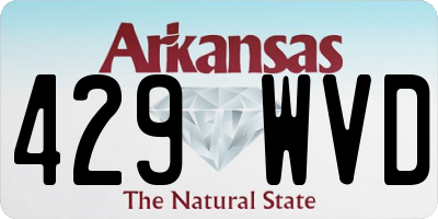 AR license plate 429WVD