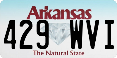 AR license plate 429WVI