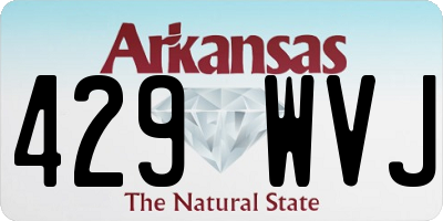 AR license plate 429WVJ