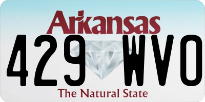 AR license plate 429WVO