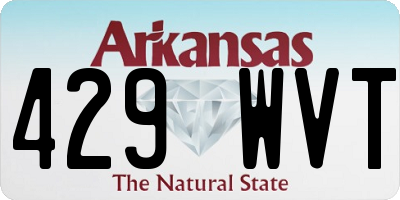 AR license plate 429WVT