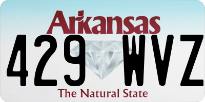 AR license plate 429WVZ