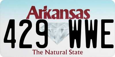 AR license plate 429WWE