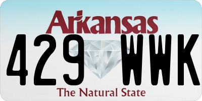 AR license plate 429WWK