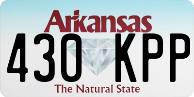 AR license plate 430KPP