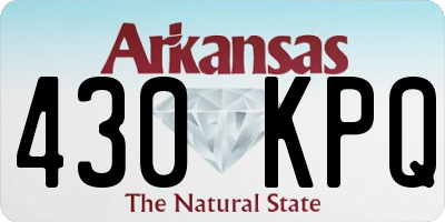 AR license plate 430KPQ