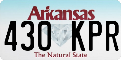 AR license plate 430KPR