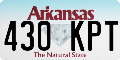 AR license plate 430KPT