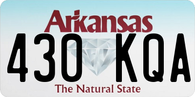 AR license plate 430KQA