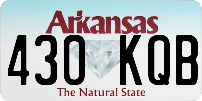 AR license plate 430KQB