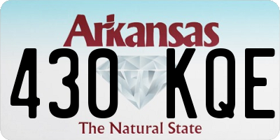 AR license plate 430KQE