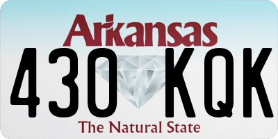 AR license plate 430KQK