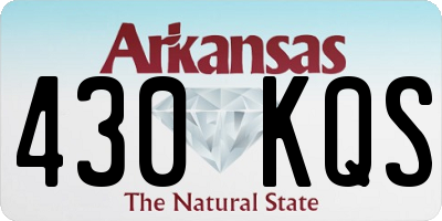 AR license plate 430KQS