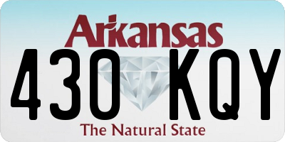 AR license plate 430KQY