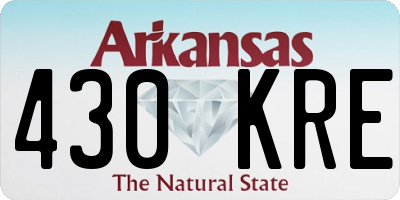 AR license plate 430KRE
