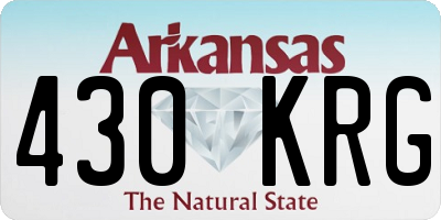 AR license plate 430KRG