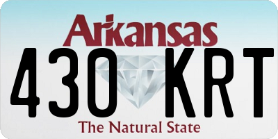AR license plate 430KRT