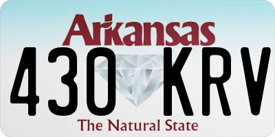 AR license plate 430KRV