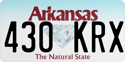 AR license plate 430KRX