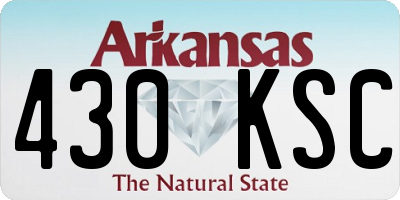 AR license plate 430KSC