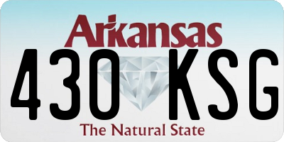 AR license plate 430KSG