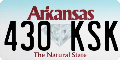 AR license plate 430KSK