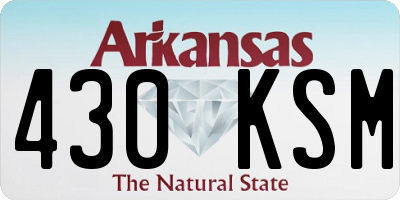 AR license plate 430KSM