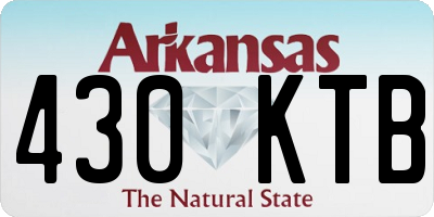 AR license plate 430KTB