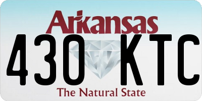 AR license plate 430KTC