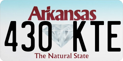 AR license plate 430KTE