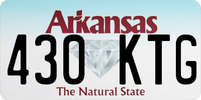 AR license plate 430KTG