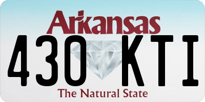 AR license plate 430KTI
